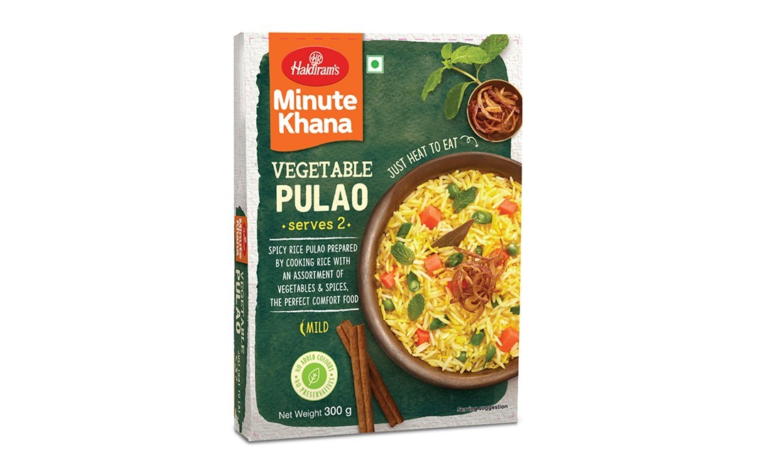 Haldiram's Minute Khana Vegetable Pulao   Box  300 grams